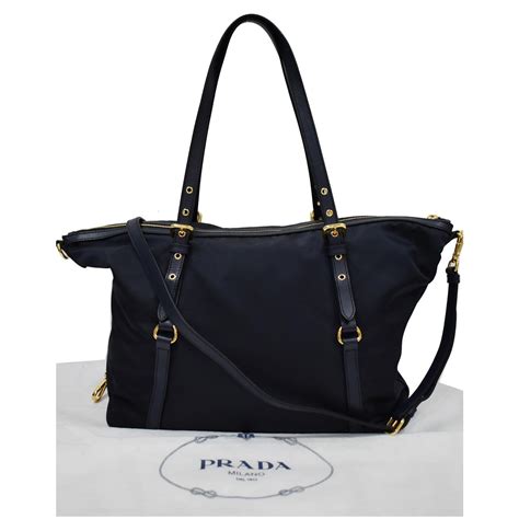 prada tessuto saffiano shopping tote blue|prada saffiano tote used.